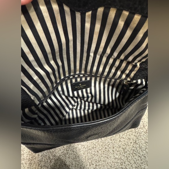 Kate Spade Black Pebble Leather Crossbody Bag - Picture 4 of 5